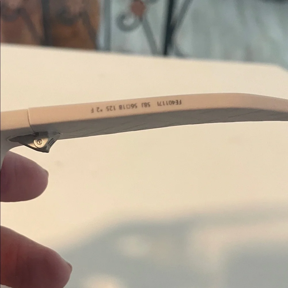 Fendi Taupe Sunglasses with Amber Lenses